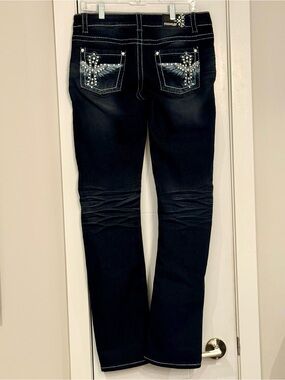 💎 Warehouse One - PREMIUM
Embellished Dark Wash
Bootcut Jeans 💎
